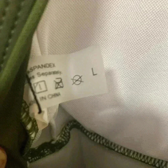 💚Womens one piece sexy green swimsuit size Large💚 - Picture 9 of 12